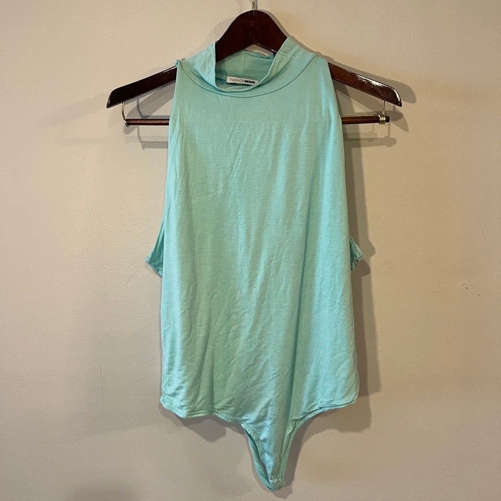 Turquoise bodysuit